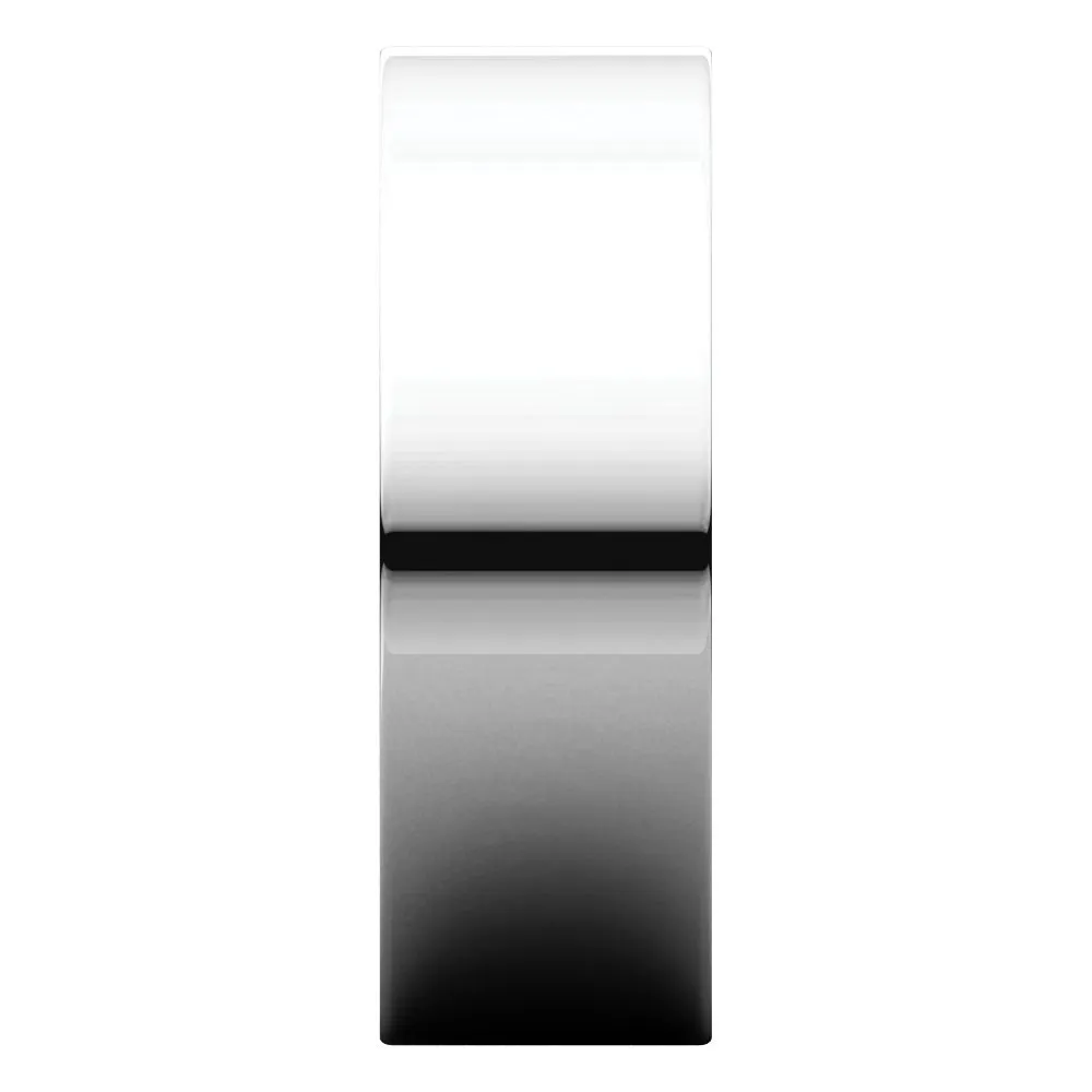 Sterling Silver 7mm Flat Band, Size 8.5