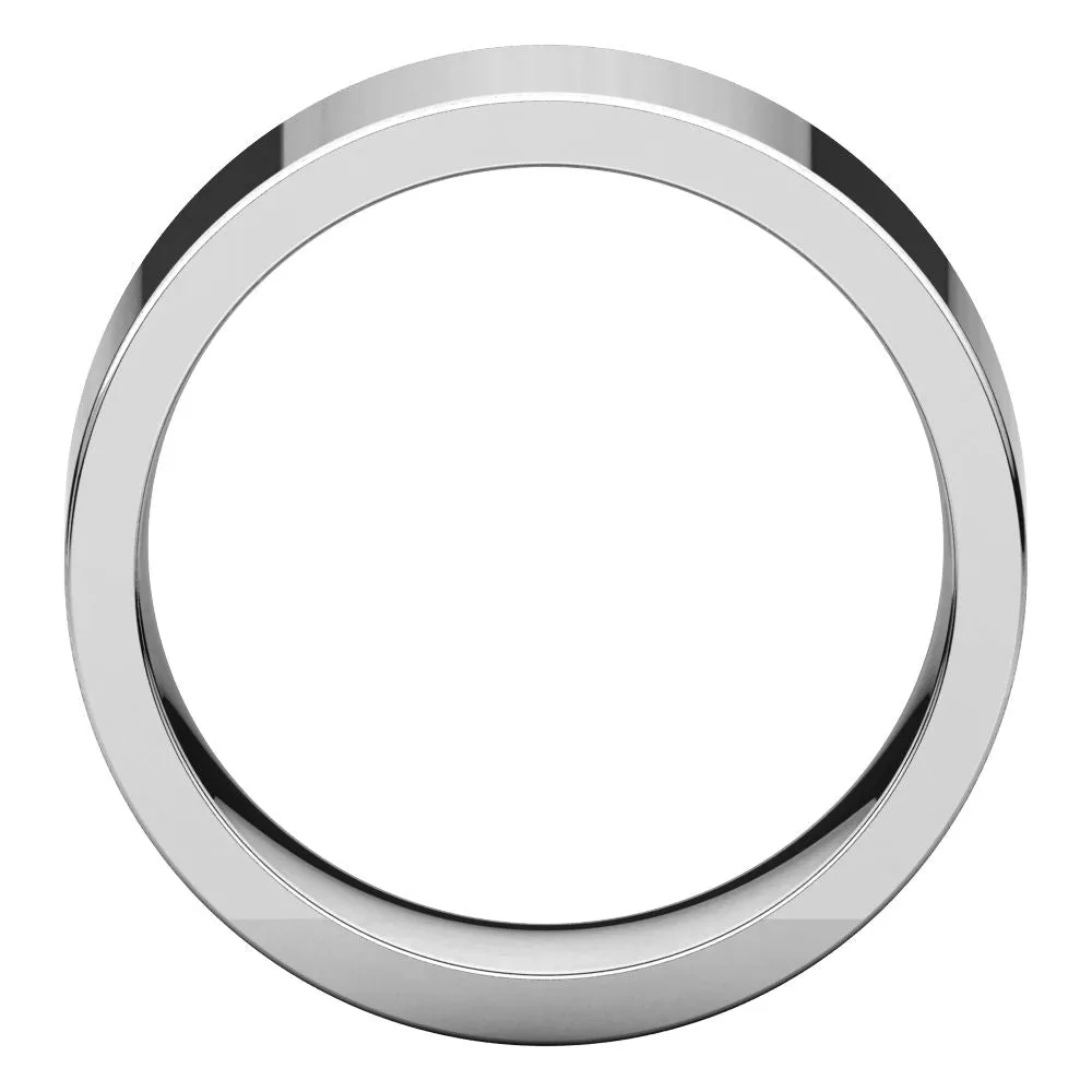 Sterling Silver 8mm Flat Band, Size 9