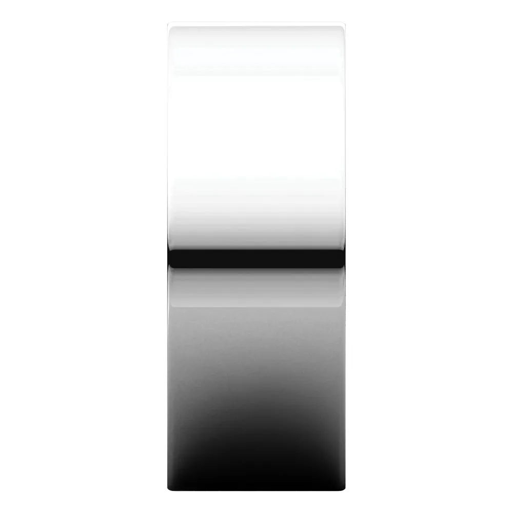 Sterling Silver 8mm Flat Band, Size 9
