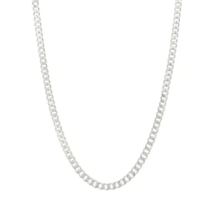 Sterling Silver Curb Necklace 45cm