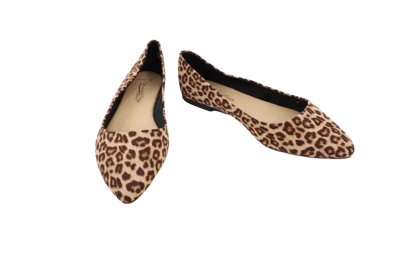 Suede Sleek Point Flats