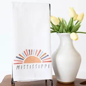 Sunshine Mississippi Hand Towel