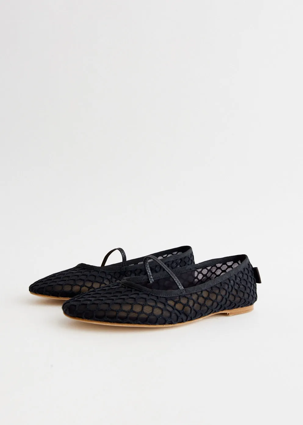 Swan Ballet Flats