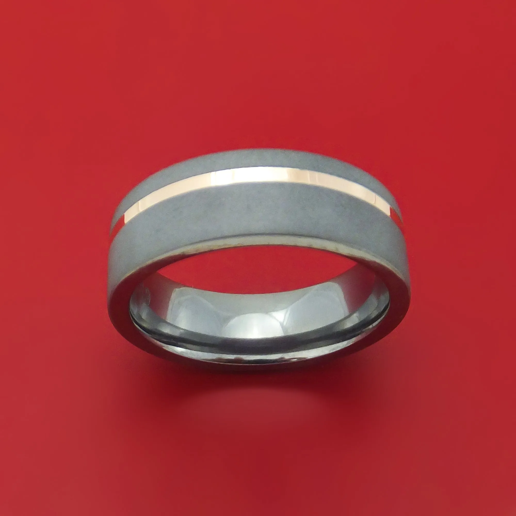 Tantalum and 14K Gold Ring Custom Made