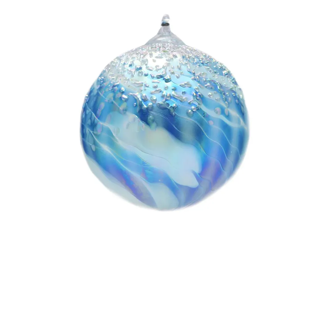 Teal Mix Ice Cap Ornament