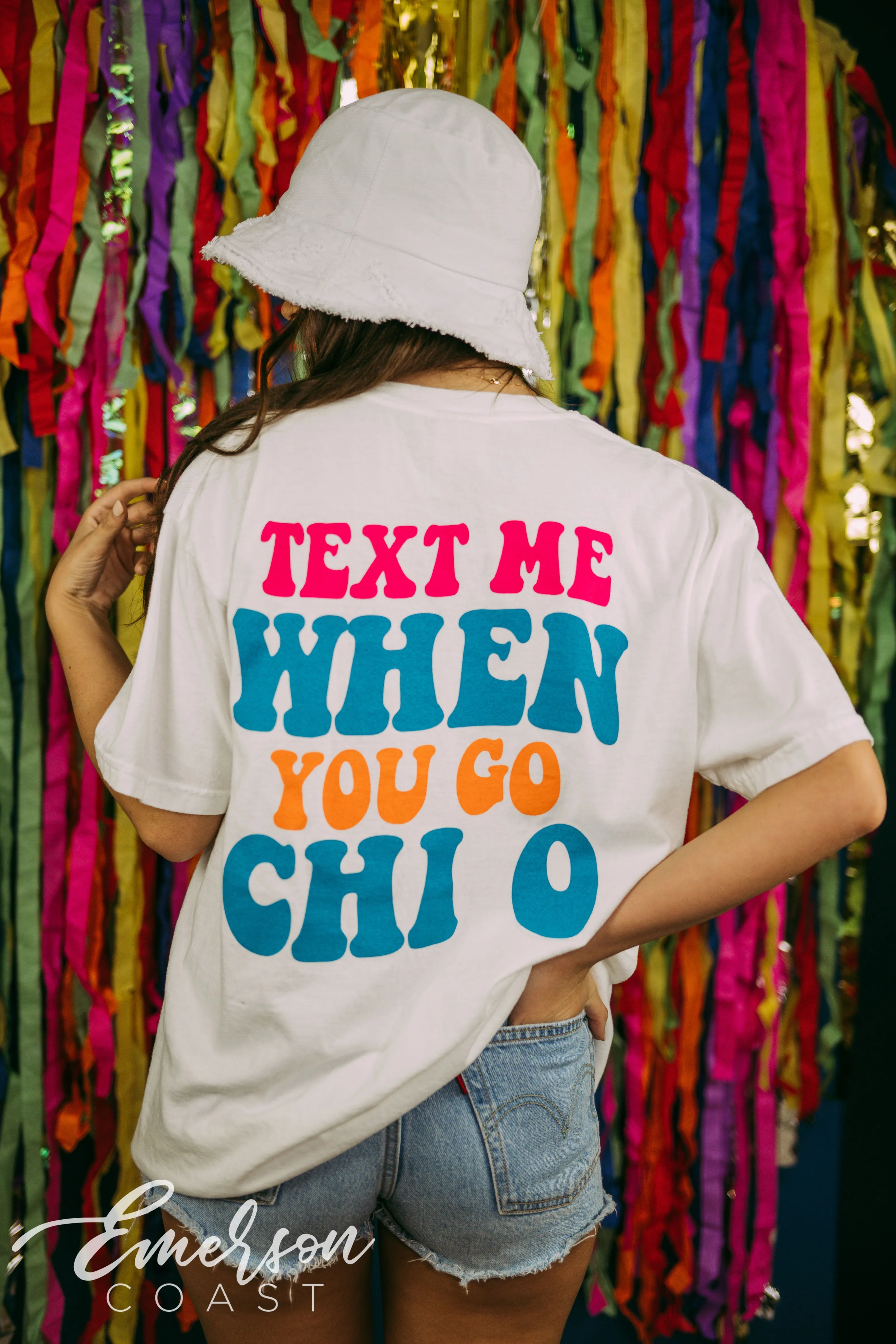 Text Me When You Go Chi O PR Tshirt