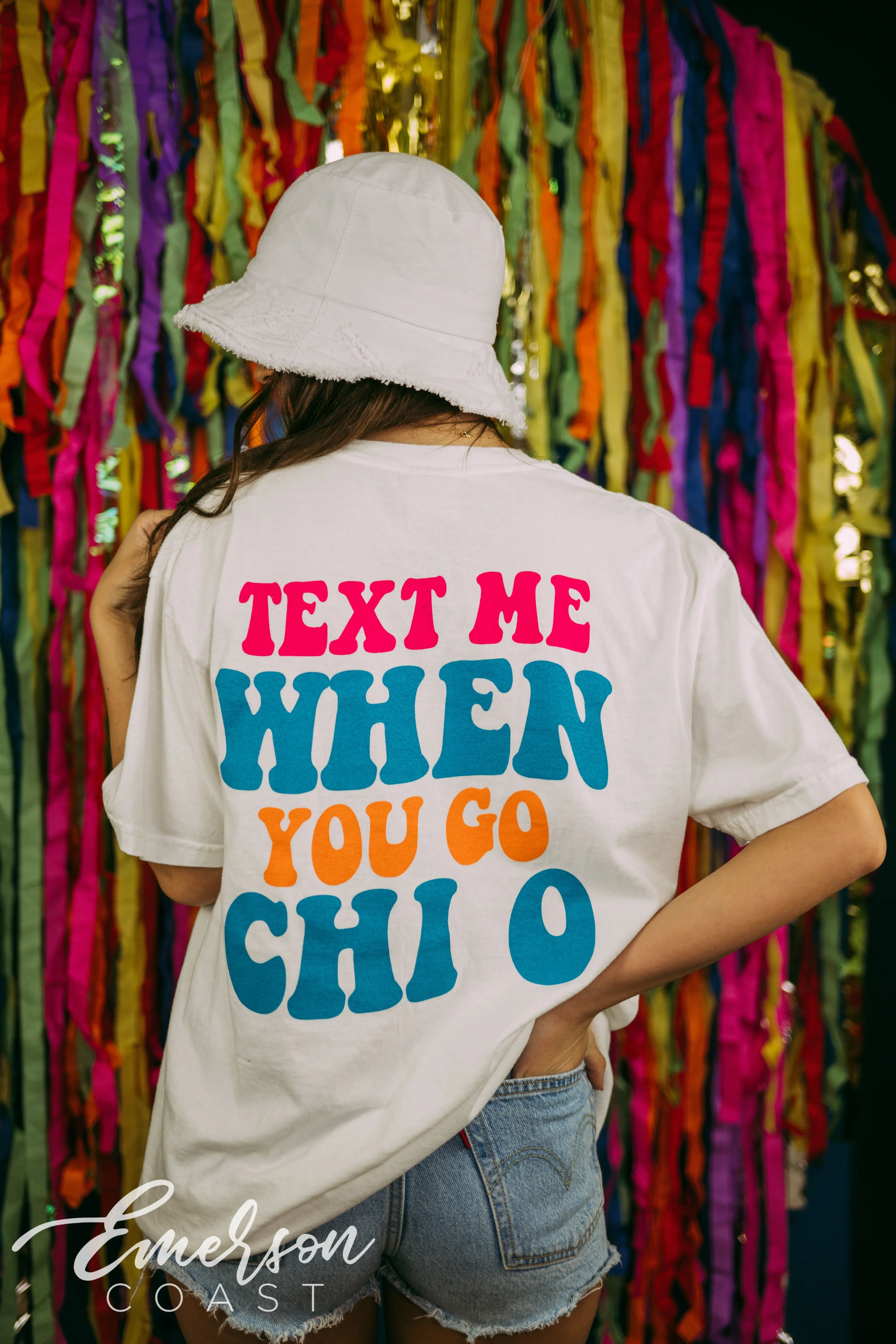 Text Me When You Go Chi O PR Tshirt