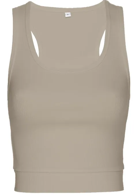 The After Bra Tank Top In Jute Beige - Bra:30