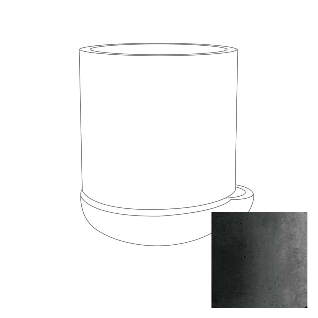 The Simple Pot, 5 Gallon Planter - Charcoal
