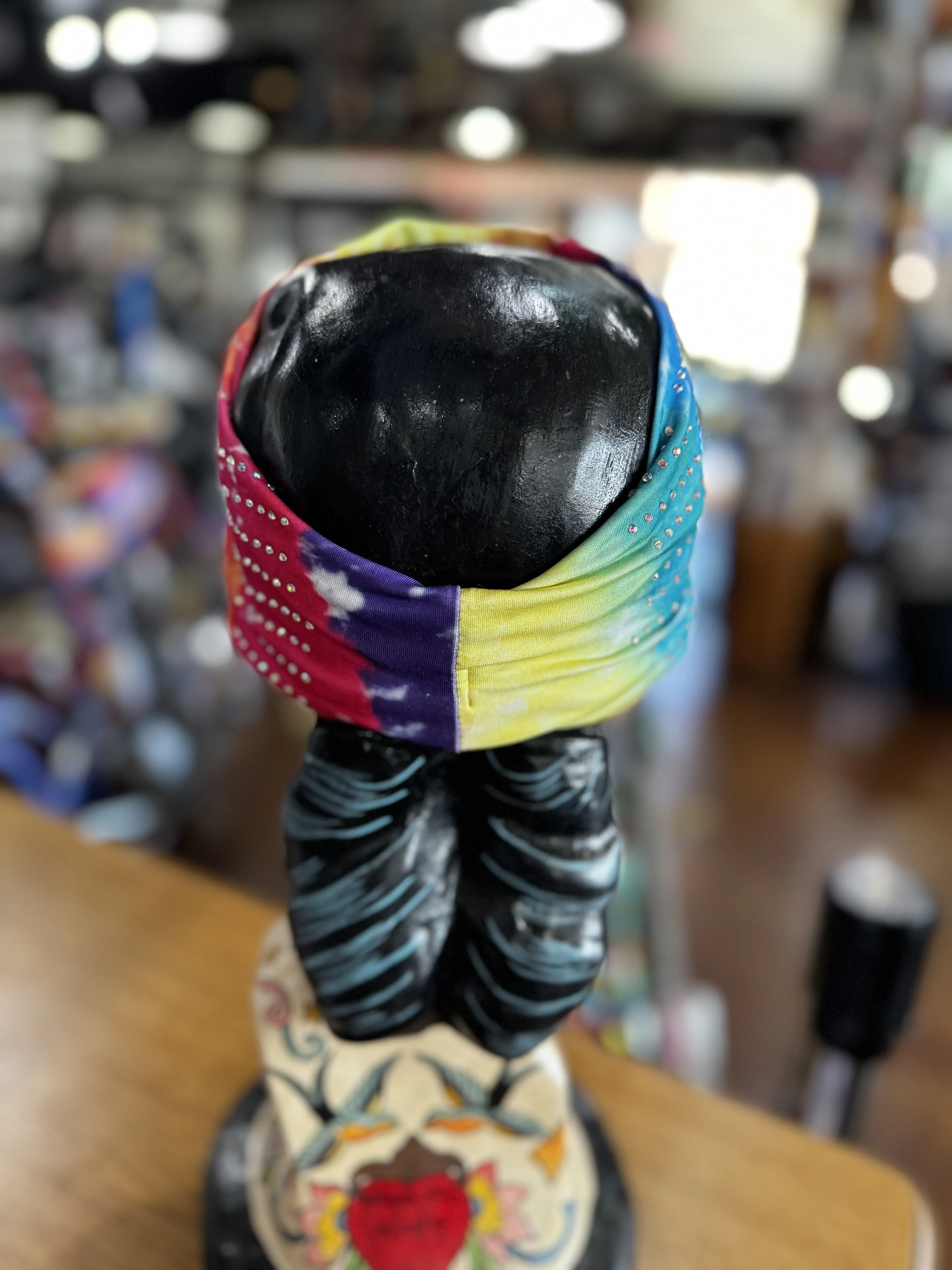Tie Dye rhinestone headband