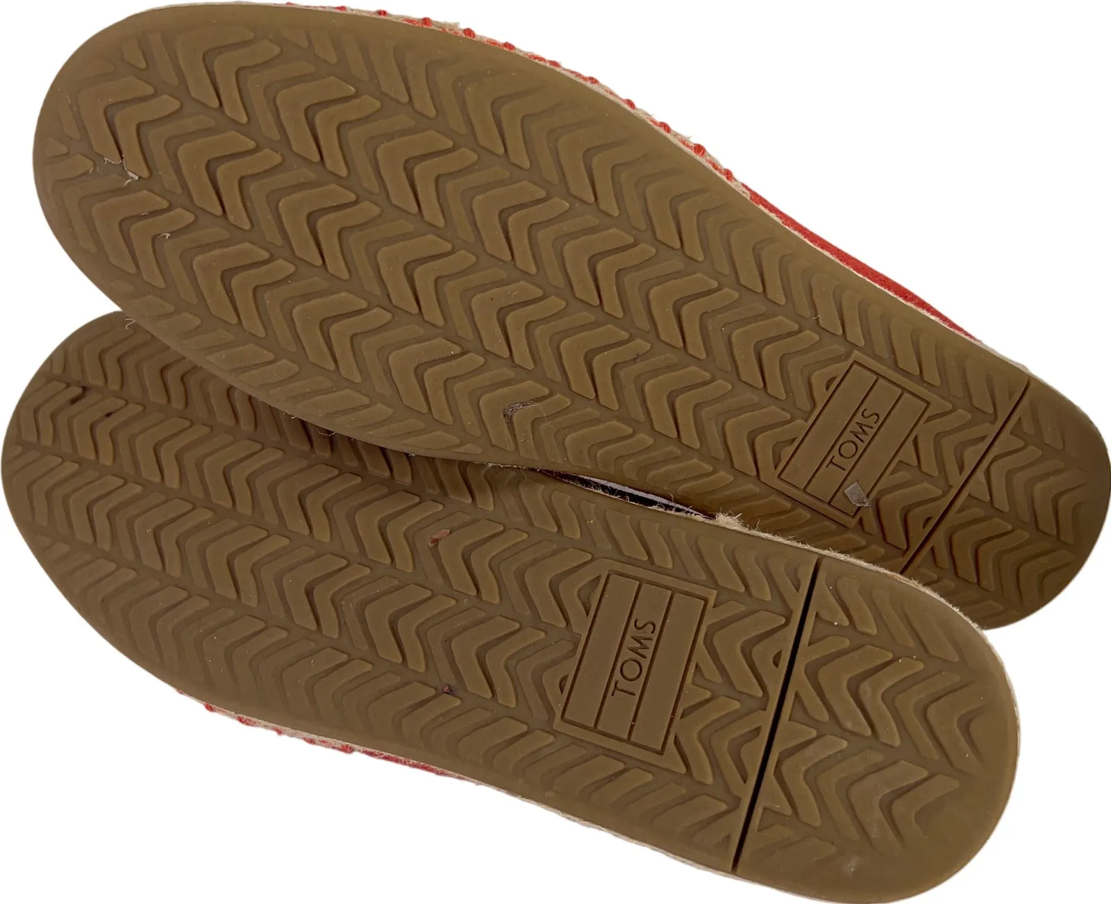 Toms Women’s Pink Suede Espadrille Loafer Flats - 8