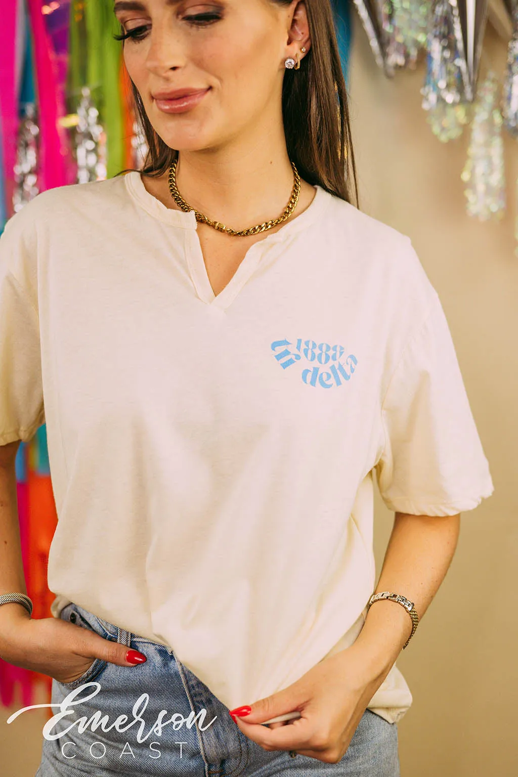 Tri Delta 1888 Notch Tee