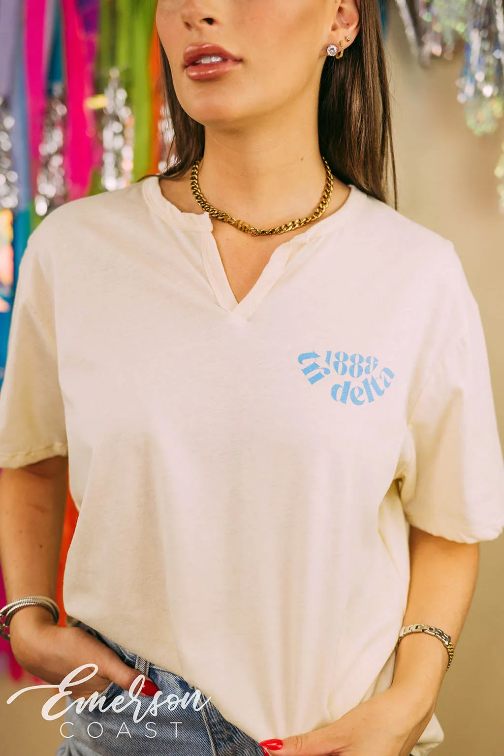 Tri Delta 1888 Notch Tee
