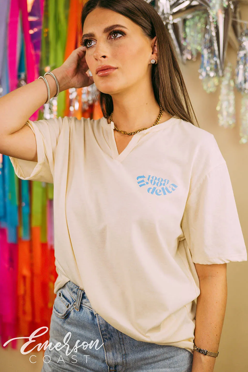 Tri Delta 1888 Notch Tee