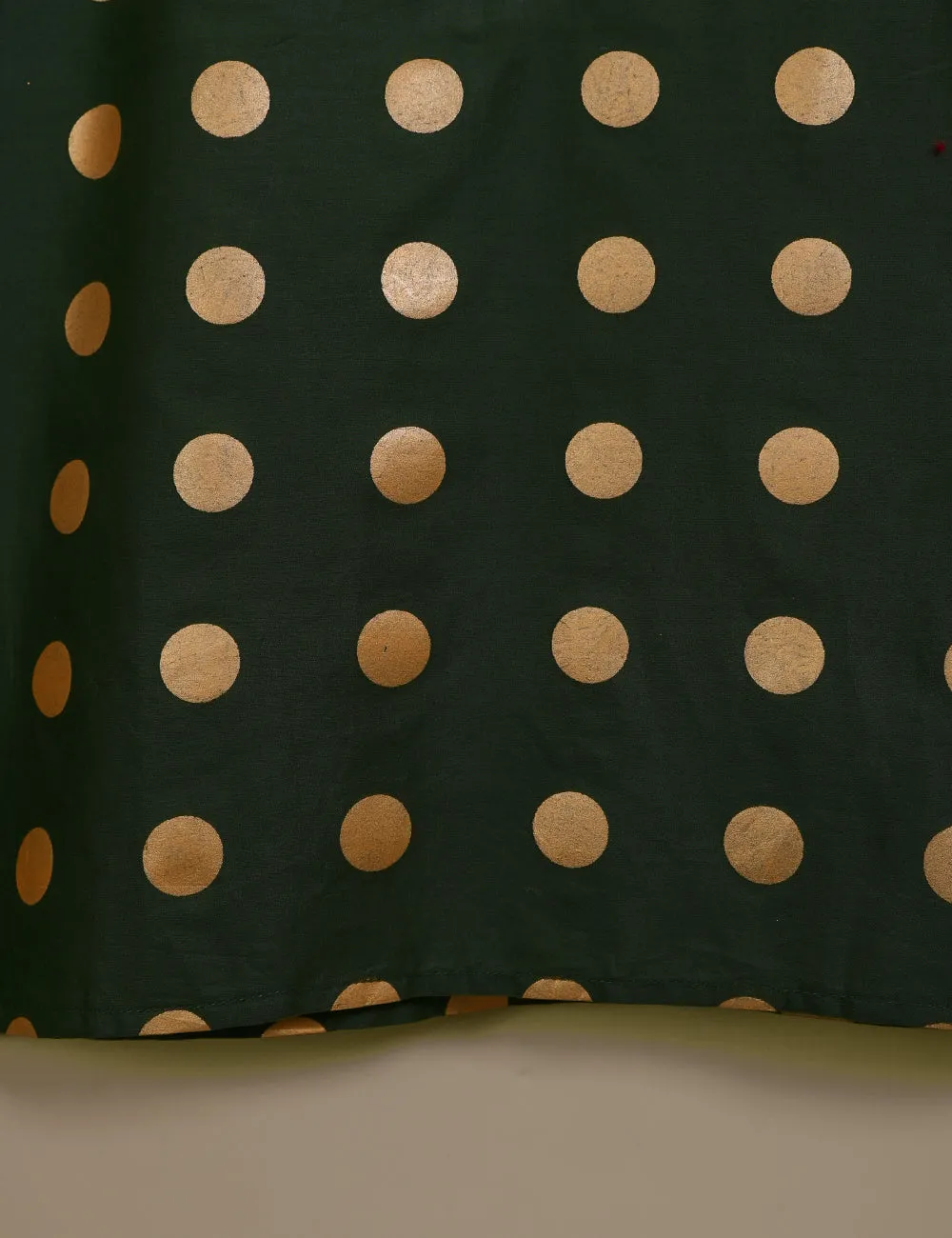 TS-124-Green - Cotton Printed Kurti