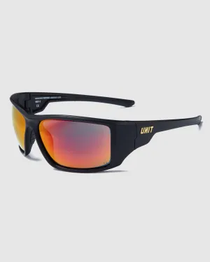 UNIT Bullet - Medium Impact Safety Sunglasses - Black Orange