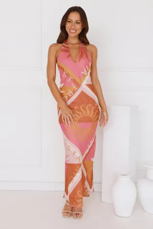 Vacation Vista Halter Maxi Dress Multi