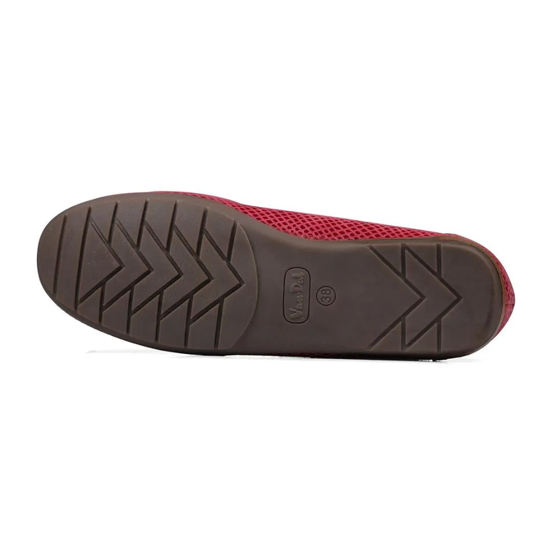 Van Dal Bliss II Loafers - Berry Python Print