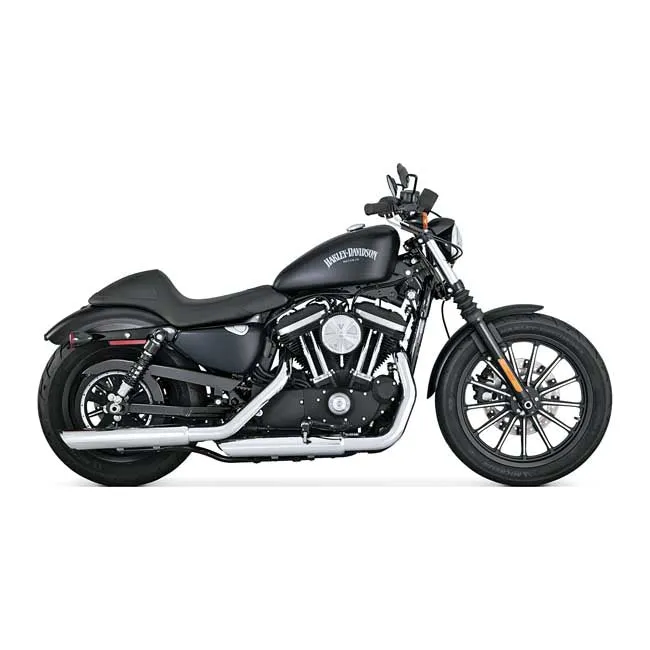 VANCE & HINES, TWIN SLASH 3" SLIP-ON PCX MUFFLERS. HD XL 14-22.