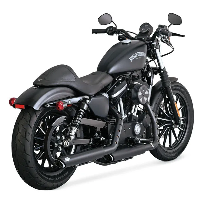 VANCE & HINES, TWIN SLASH 3" SLIP-ON PCX MUFFLERS. HD XL 14-22.
