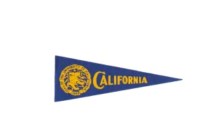 Vintage University of California Felt Flag