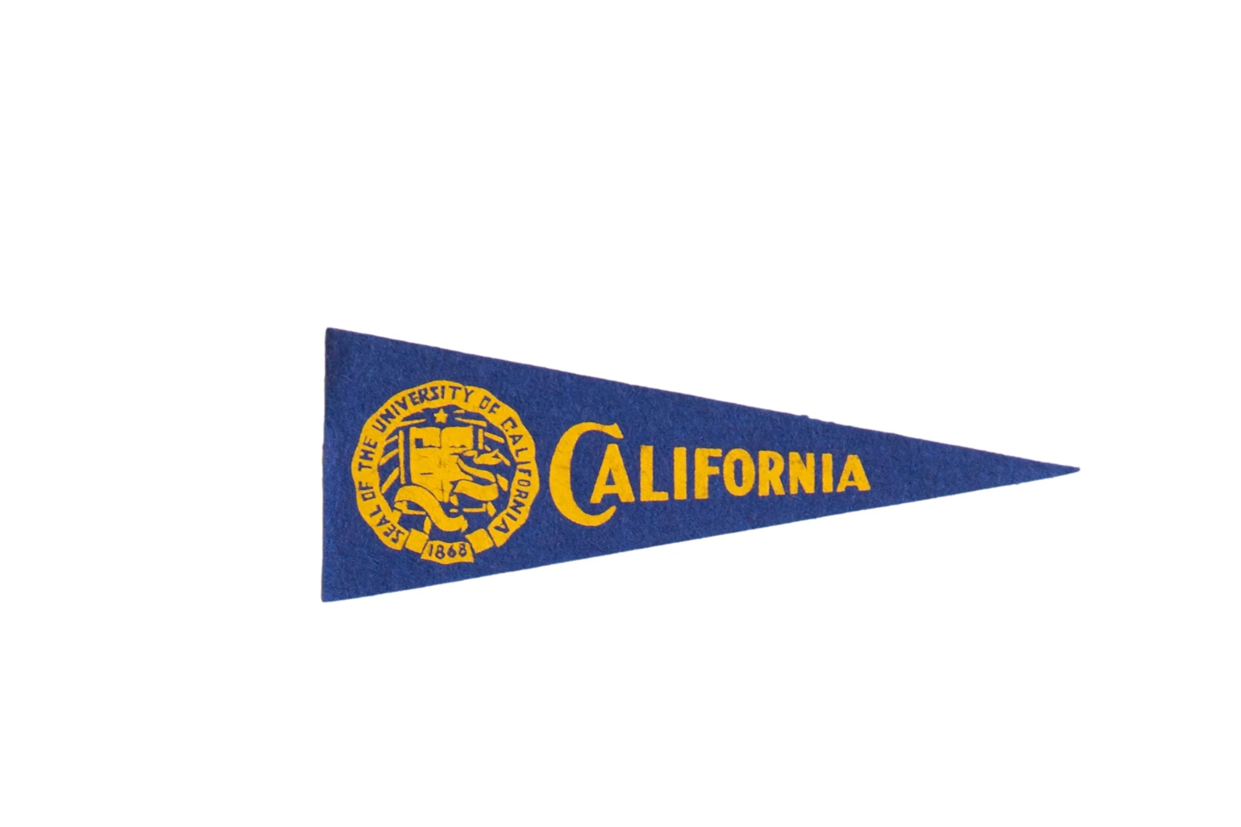 Vintage University of California Felt Flag