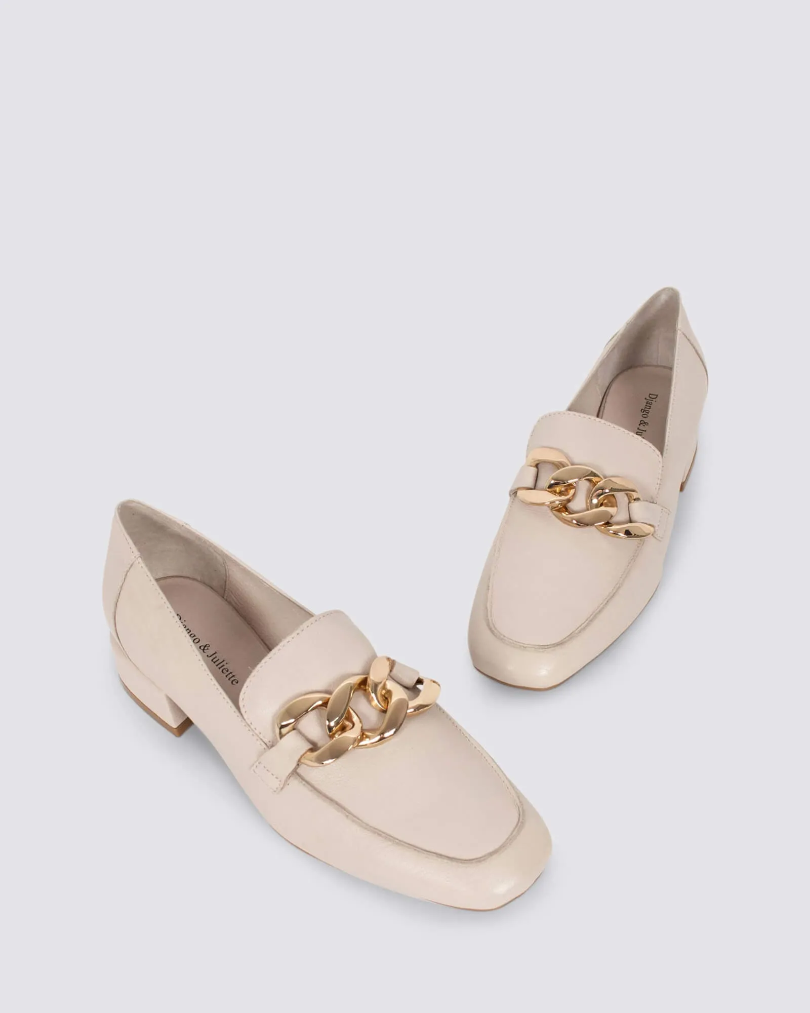 VIVANDY LOAFERS NOUGAT LEATHER