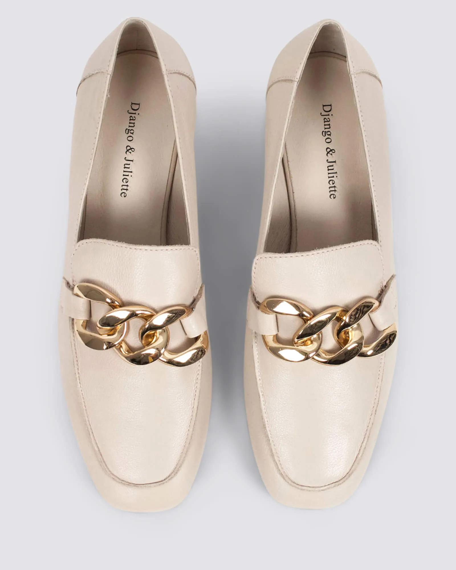 VIVANDY LOAFERS NOUGAT LEATHER