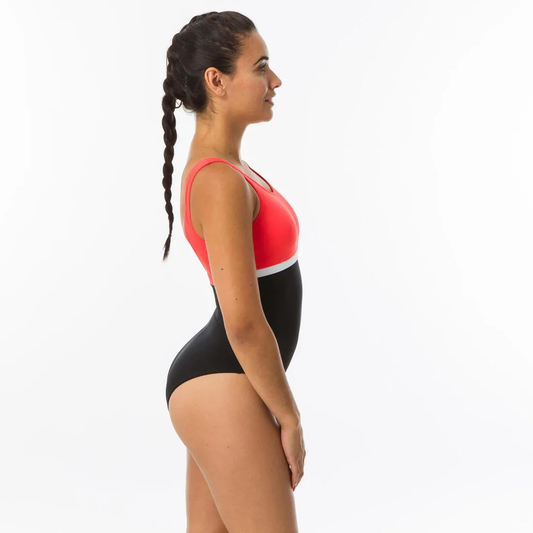 Women's 1-piece Swimsuit Heva li Black Coral