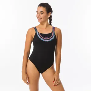 Women's 1-piece Swimsuit Taïs Ethn black