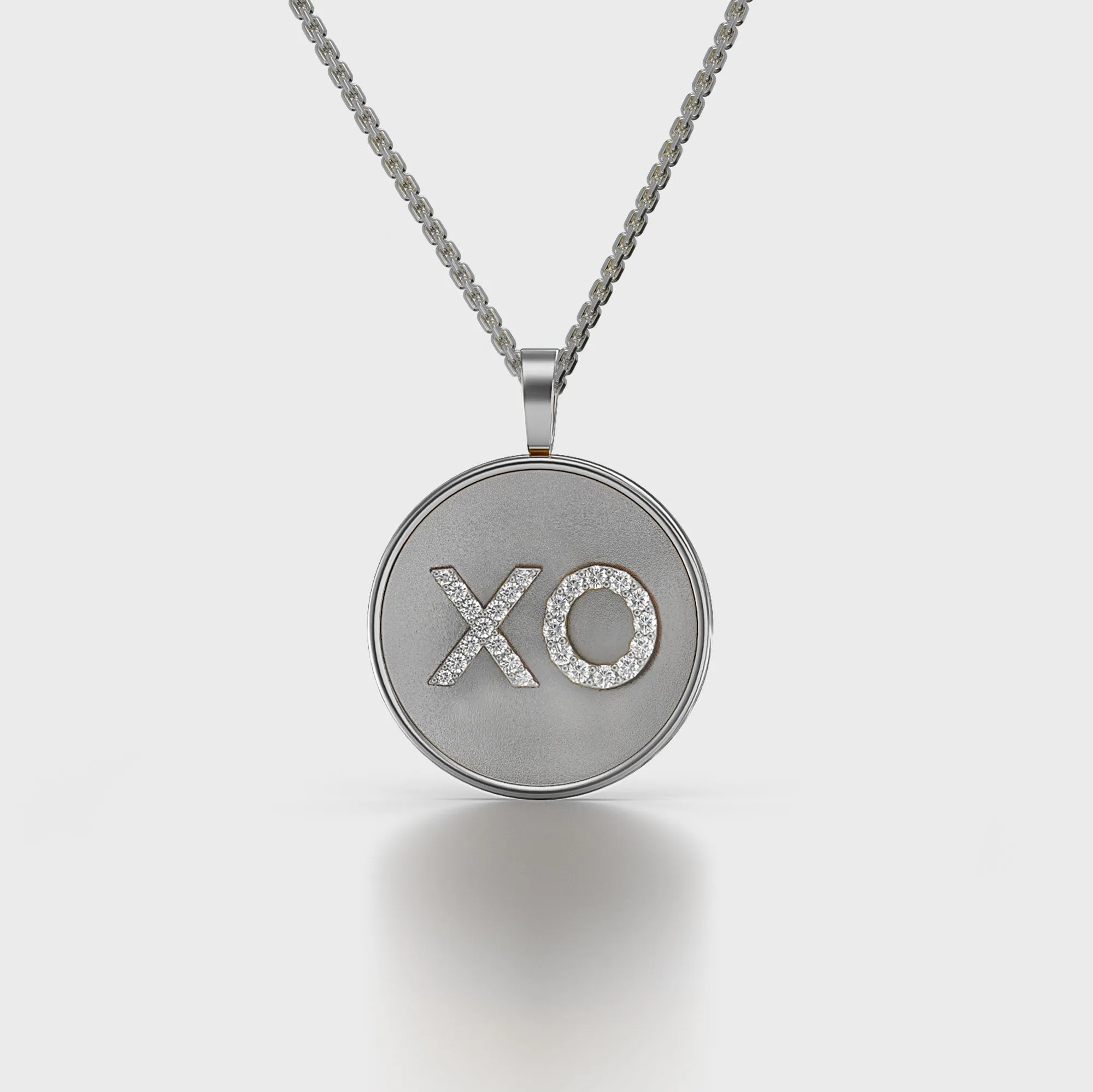 XO White Gold Coin