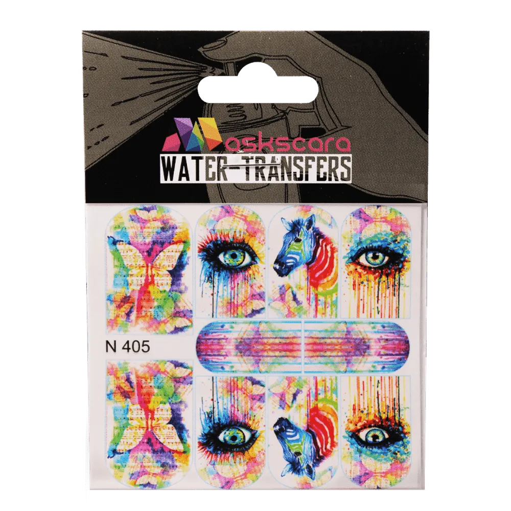 Zebra Eye Butterfly Water Transfer - 405