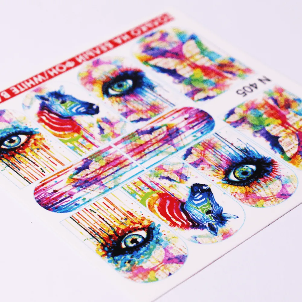 Zebra Eye Butterfly Water Transfer - 405